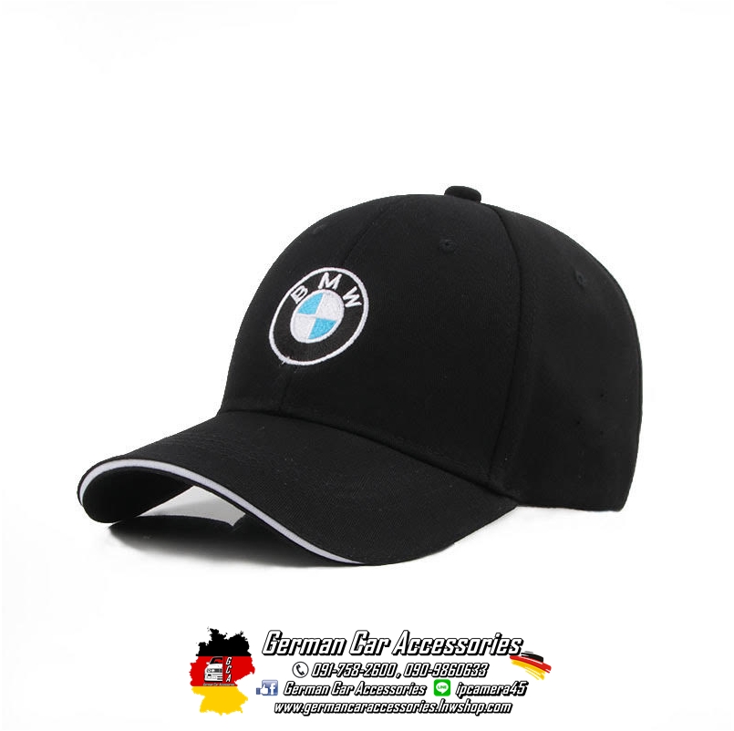 หมวก BMW สีดำ-ขาว