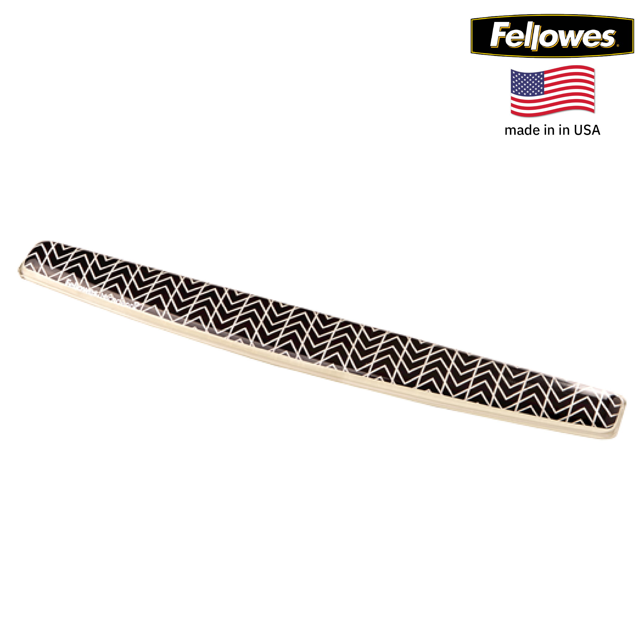 แท่นเจลรองข้อมือเพื่อสุขภาพ สำหรับคีย์บอร์ด เฟลโล่วส์ Keyboard Wrist Support – Chevron