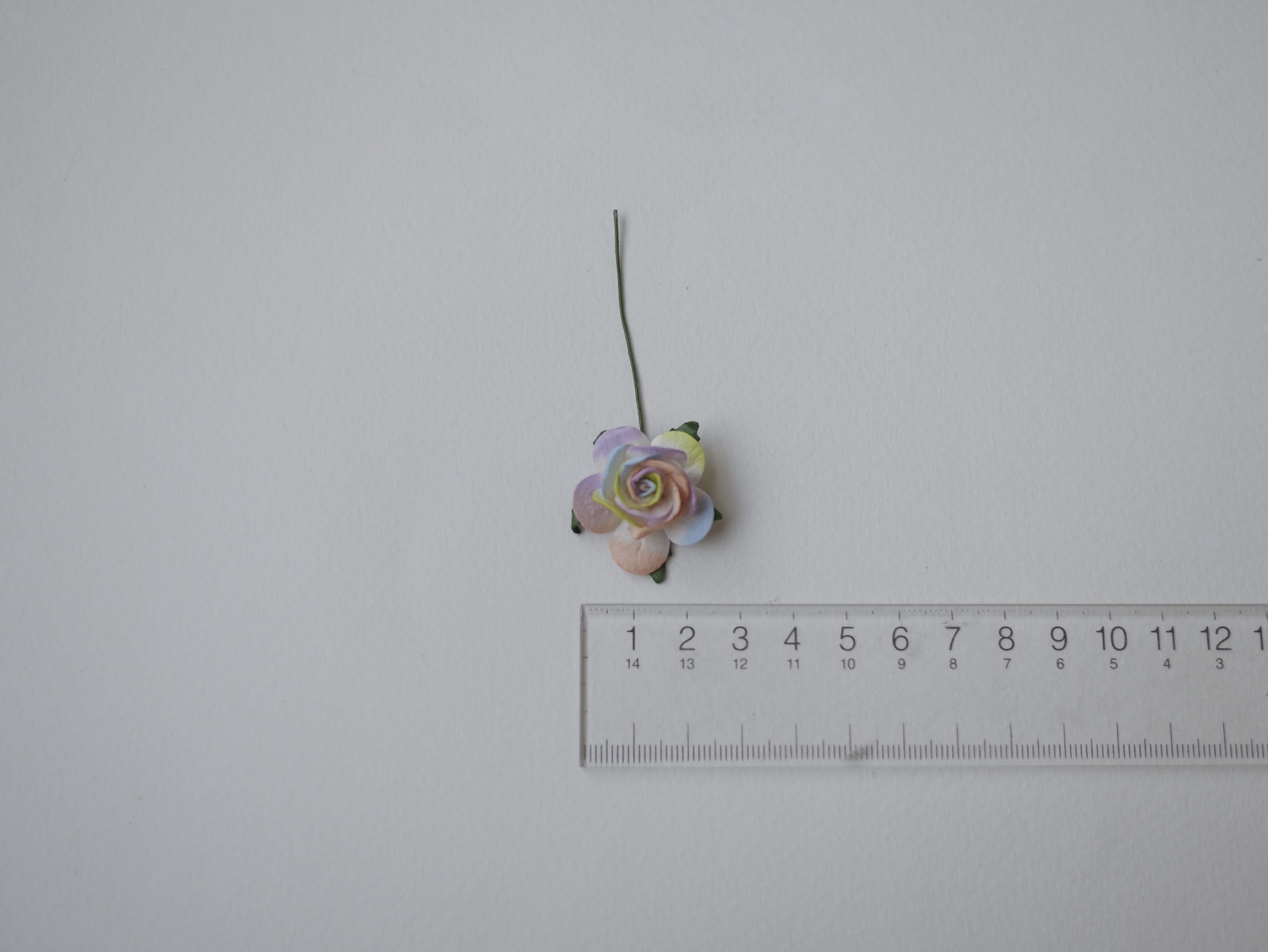 ดอกไม้กระดาษ ดอกไม้กระดาษสา ราคาส่ง,ดอกไม้กุหลาบกระดาษ ดอกกุหลาบกระดาษสา ดอกไม้ประดิษฐ์ สำหรับตกแต่ง หรืองานแต่งงาน สี rainbow ขนาด 2.5 cm. จำนวน 50 ดอก