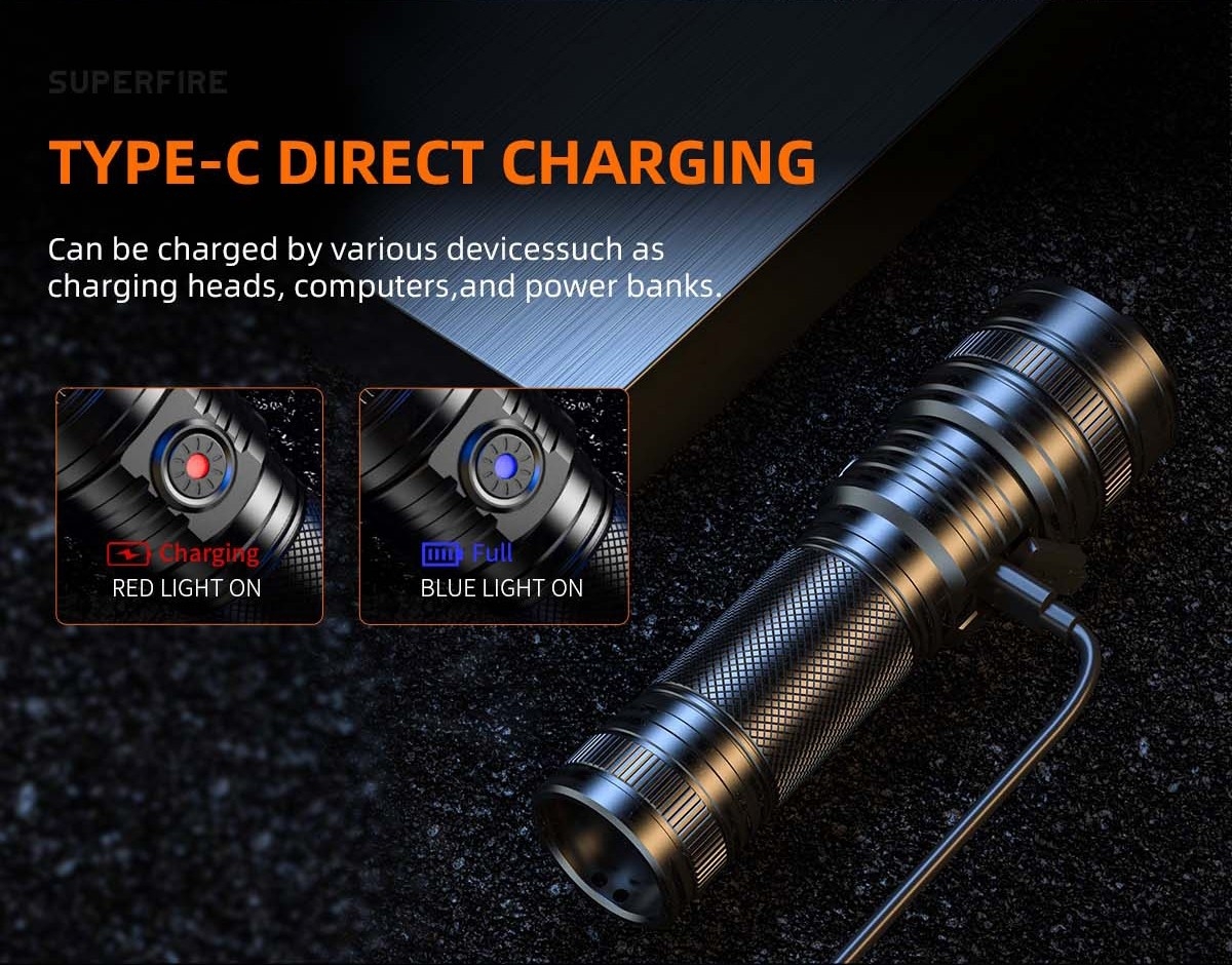 ไฟฉาย Supfire รุ่น L16-T (K0390)