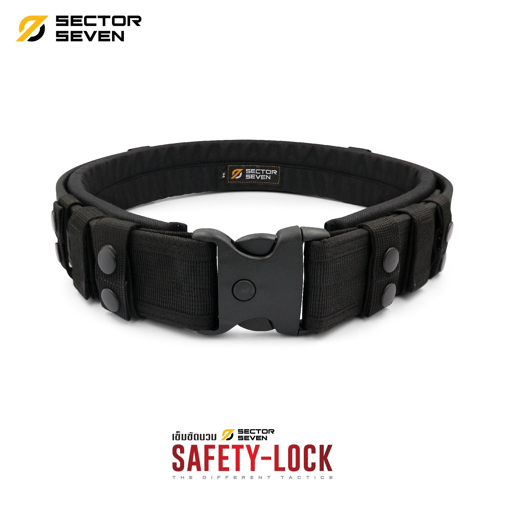 เข็มขัดนวม Sector7 หัว Safety-Lock (K0340)