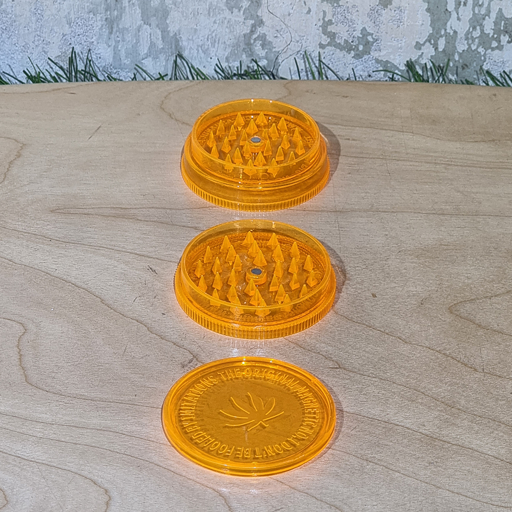 [1002] Plastic Grinder ขนาด 63mm 2 3ชั้น บดเก็บ ที่บดสมุนไพร เครื่องบดสมุนไพร บดกาแฟ ไกเดอร์บด