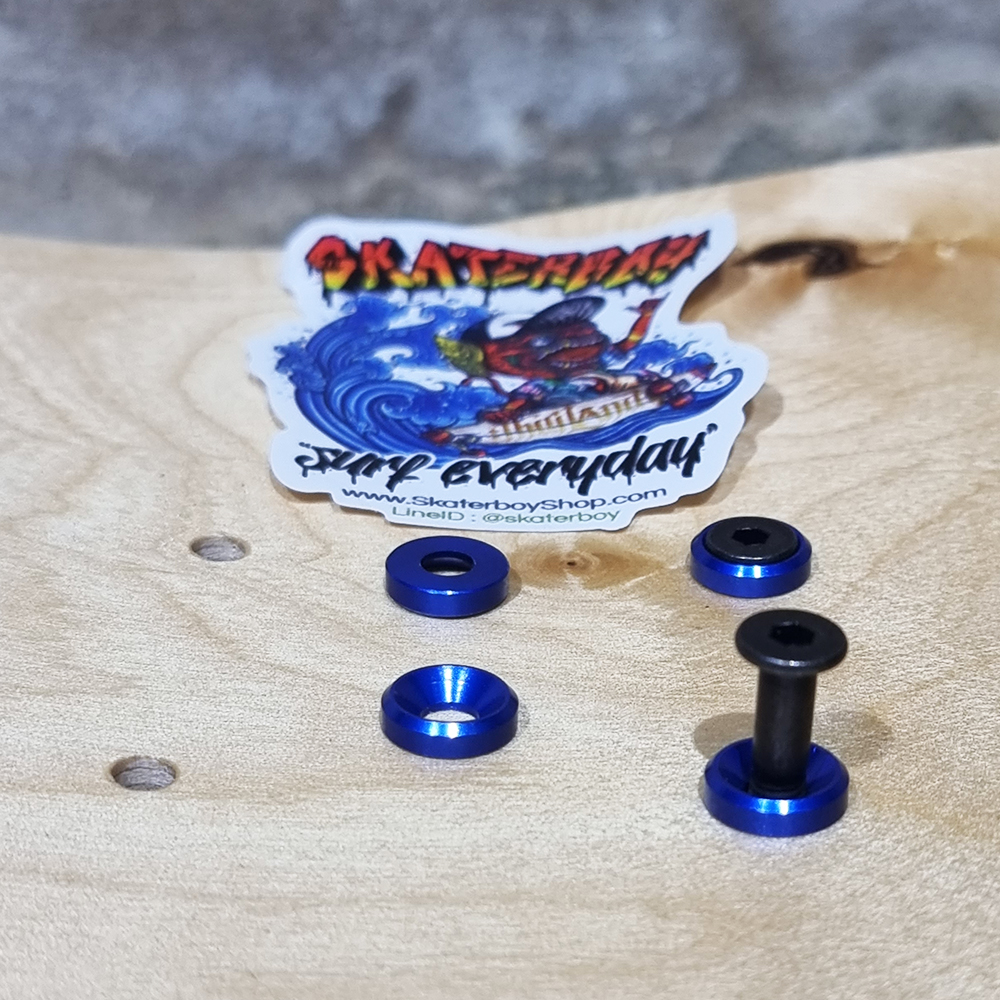 [0302] จานรองน็อตยึดทรัค สเก็ตบอร์ด กันน็อตจมกินบอร์ดไม้ ช้วยถนอมบอร์ด nut washer