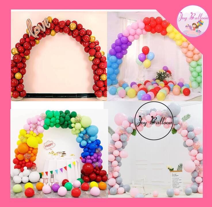 ซุ้มลูกโป่งขนาดใหญ่ กว้าง 3 เมตร สูง 2.4 เมตร (ไม่รวมลูกโป่ง) (ส่งเร็วจากกรุงเทพ) ซุ้มงานแต่ง ซุ้มปีใหม่ ซุ้มจัดงาน งานเทศกาลต่างๆ