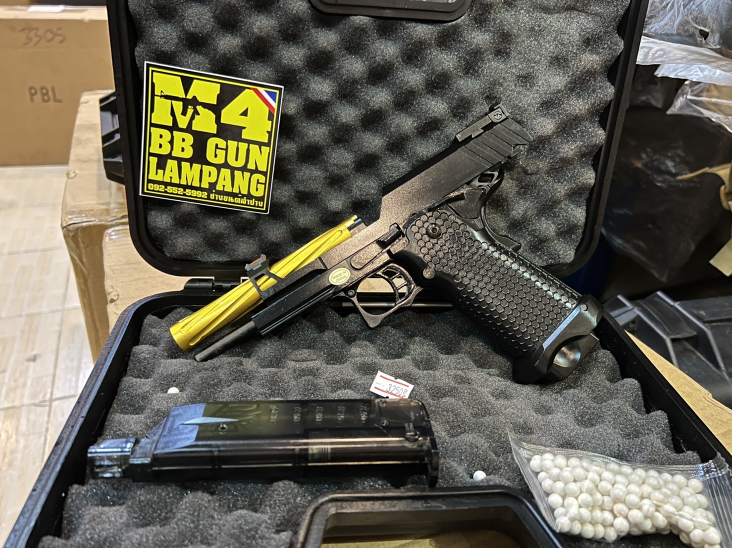 Golden Eagle GE3337 - Hi-Capa 5.1 MEGA ท่อทอง