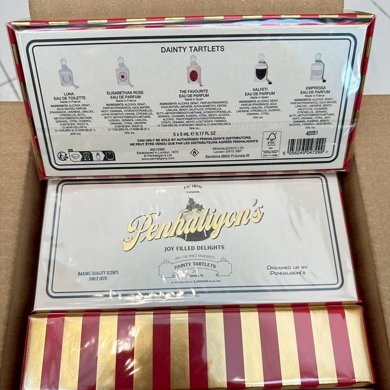 เซ็ทน้ำหอมจิ๋ว Penhaligon's Dainty Tartlets Fragrance Set For Her (5ml x 5)