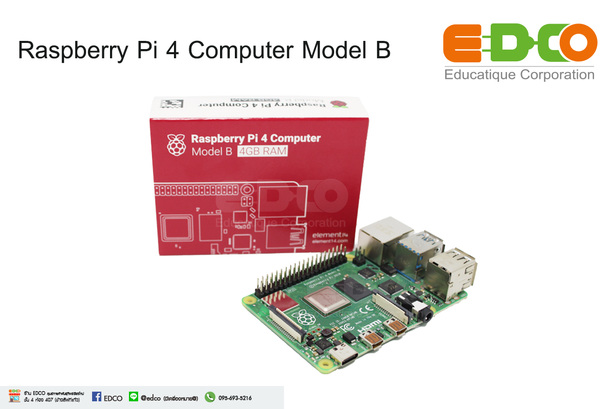 Raspberry Pi 4 Computer Model B