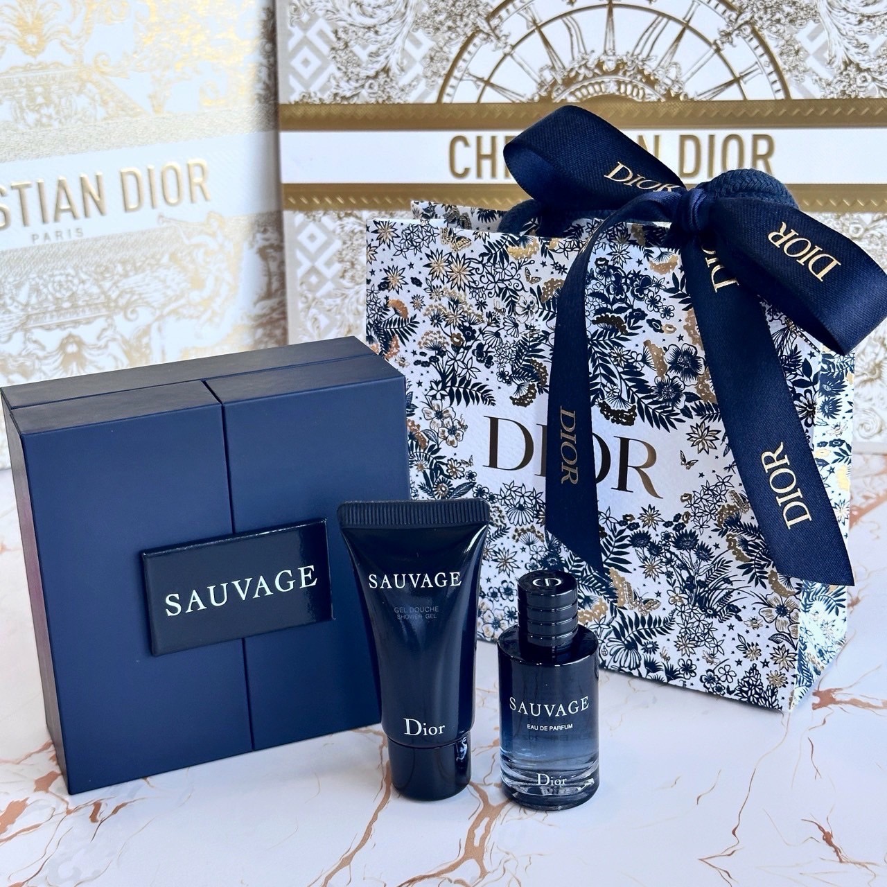 เซ็ทน้ำหอมจิ๋ว Dior Sauvage EDP Mini Gift Set New Packaging 2025 🔥