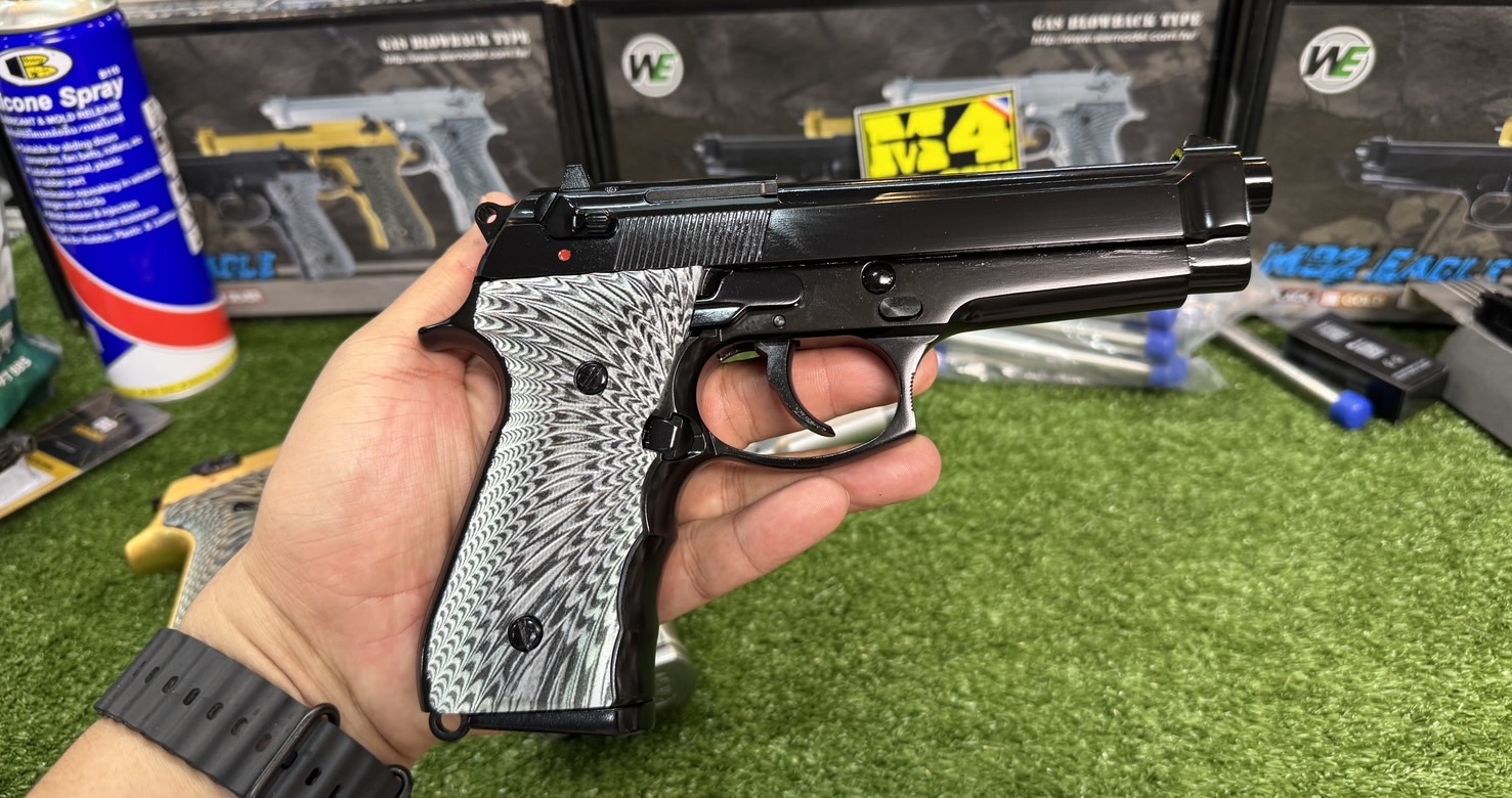 WE M92 EAGLE Full Auto GBB (Black)