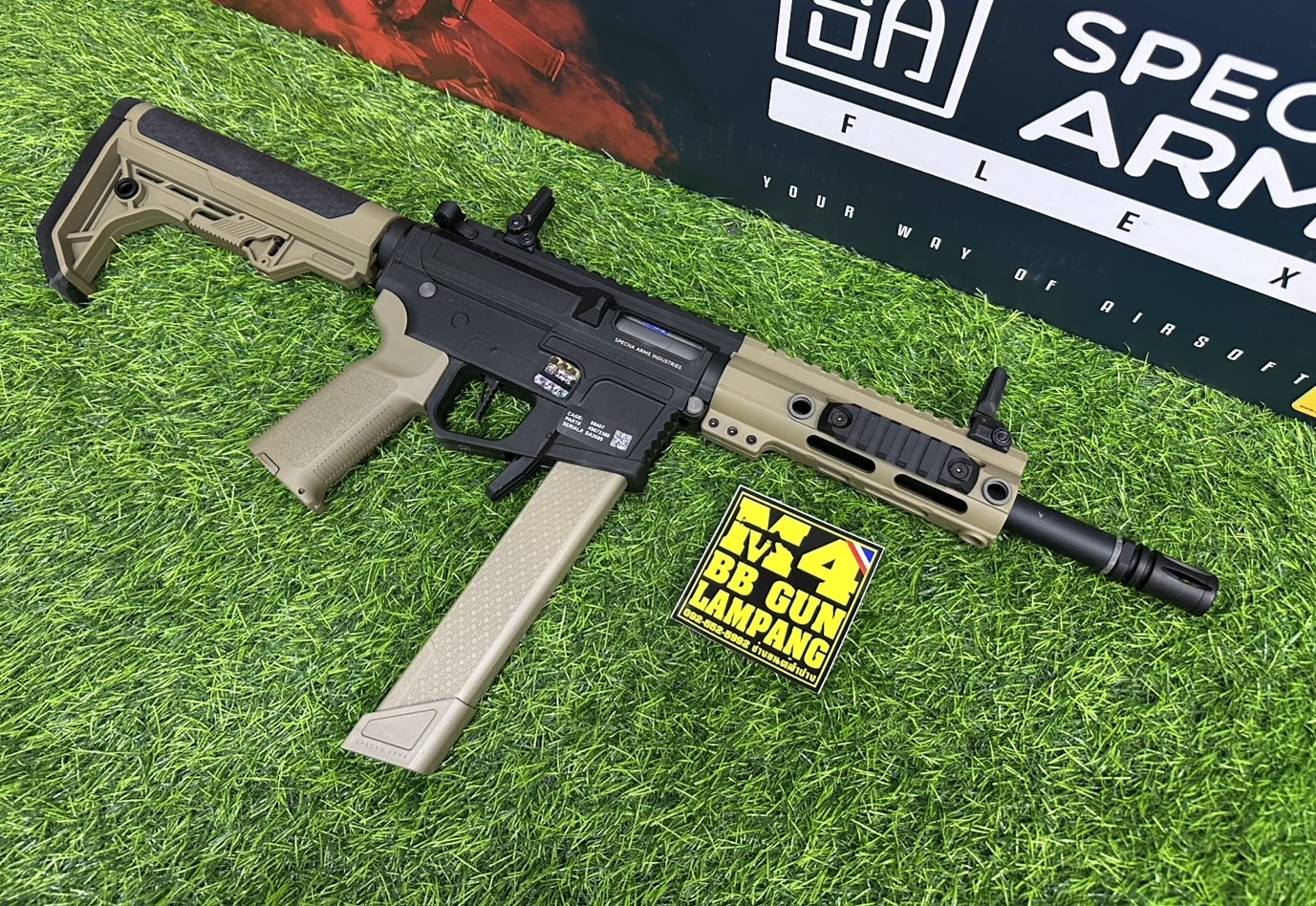 Specna Arms SA-FX01 FLEX™ HAL ETU : AR9 Custom (Tan)