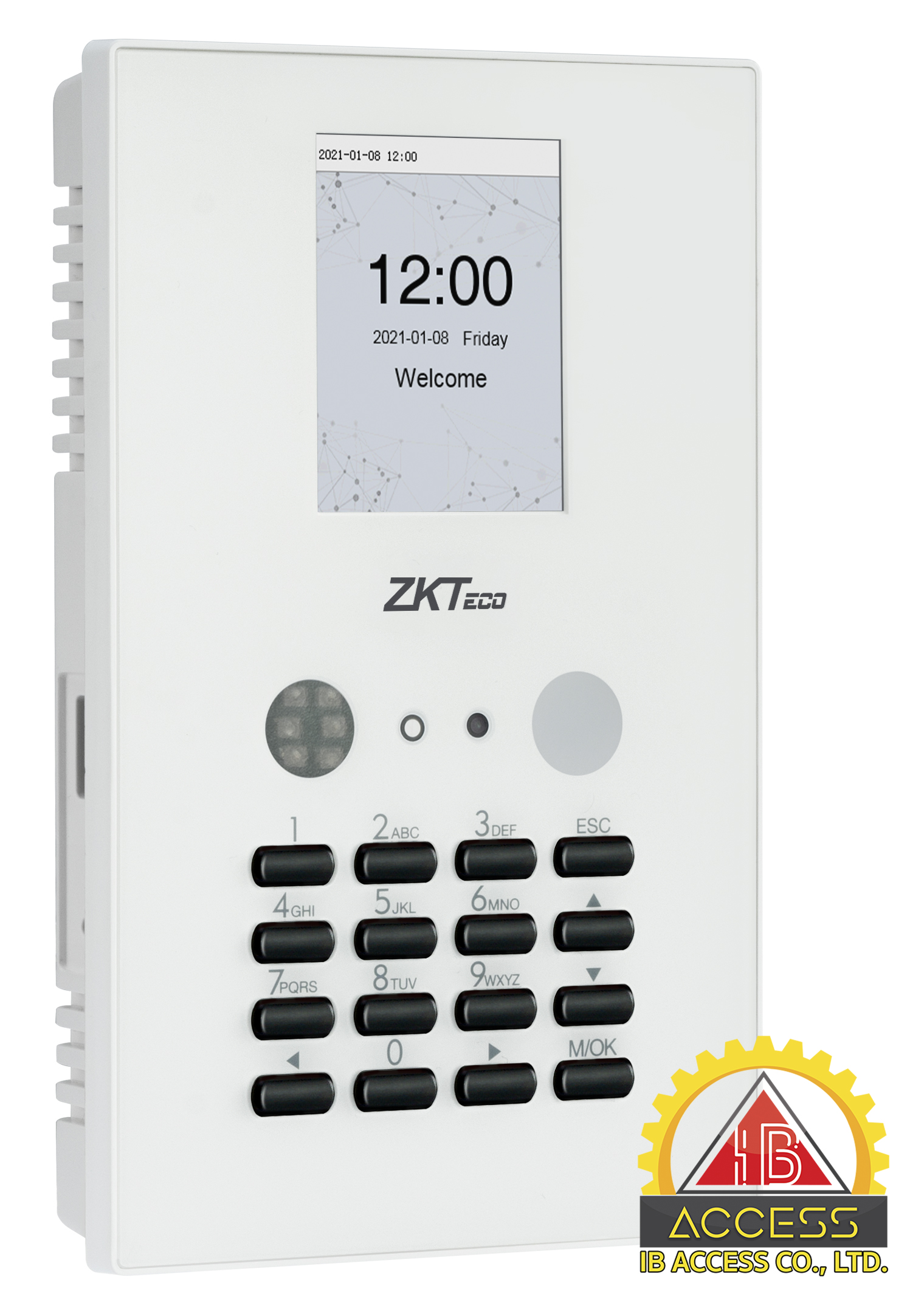 เครื่องสแกนใบหน้า ยี่ห้อ ZKTeco รุ่น LFace10