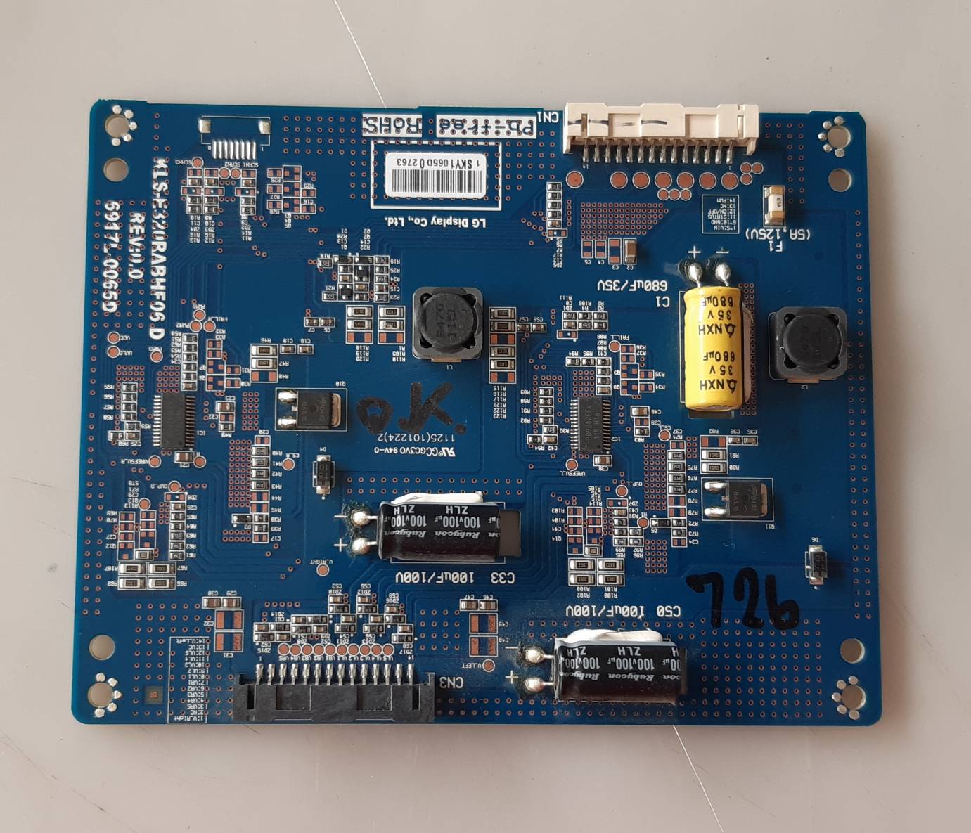 อันที่ 726 LG 42LV3730 บูตอัพ 6917L-0065D ดีเทสแล้ว