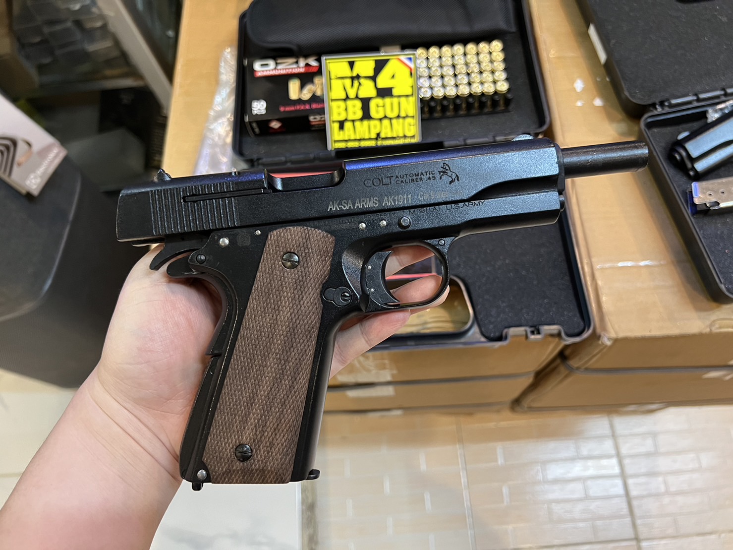 AKSA COLT 1911 ลาย Series 80 สีดำ