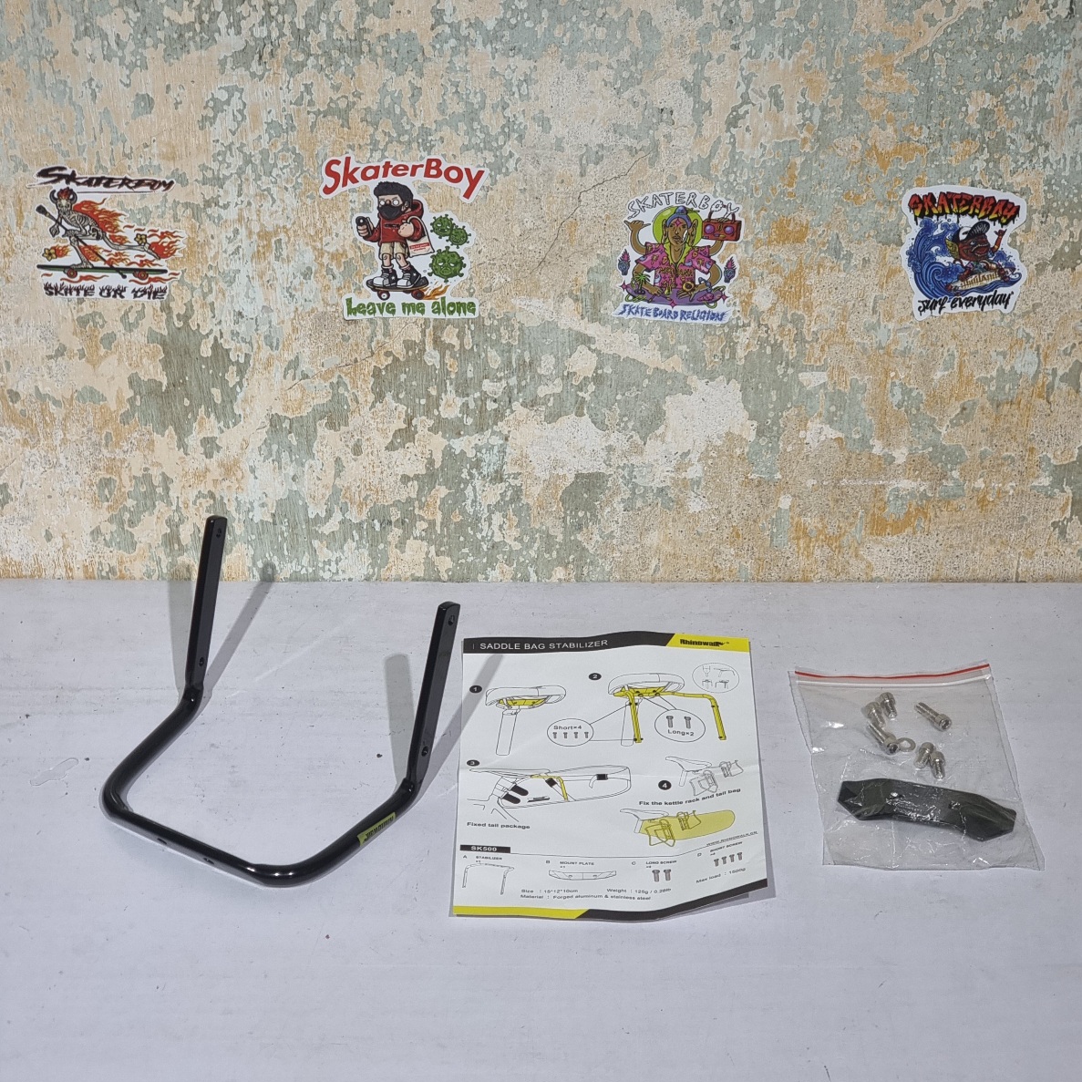 [0901] อุปกรณ์เสริม เบาะจักรยาน ติดกระติกน้ำ แบตเตอรี่เสริม จักรยานไฟฟ้า 2ช่อง เดินทางไกล travel bike