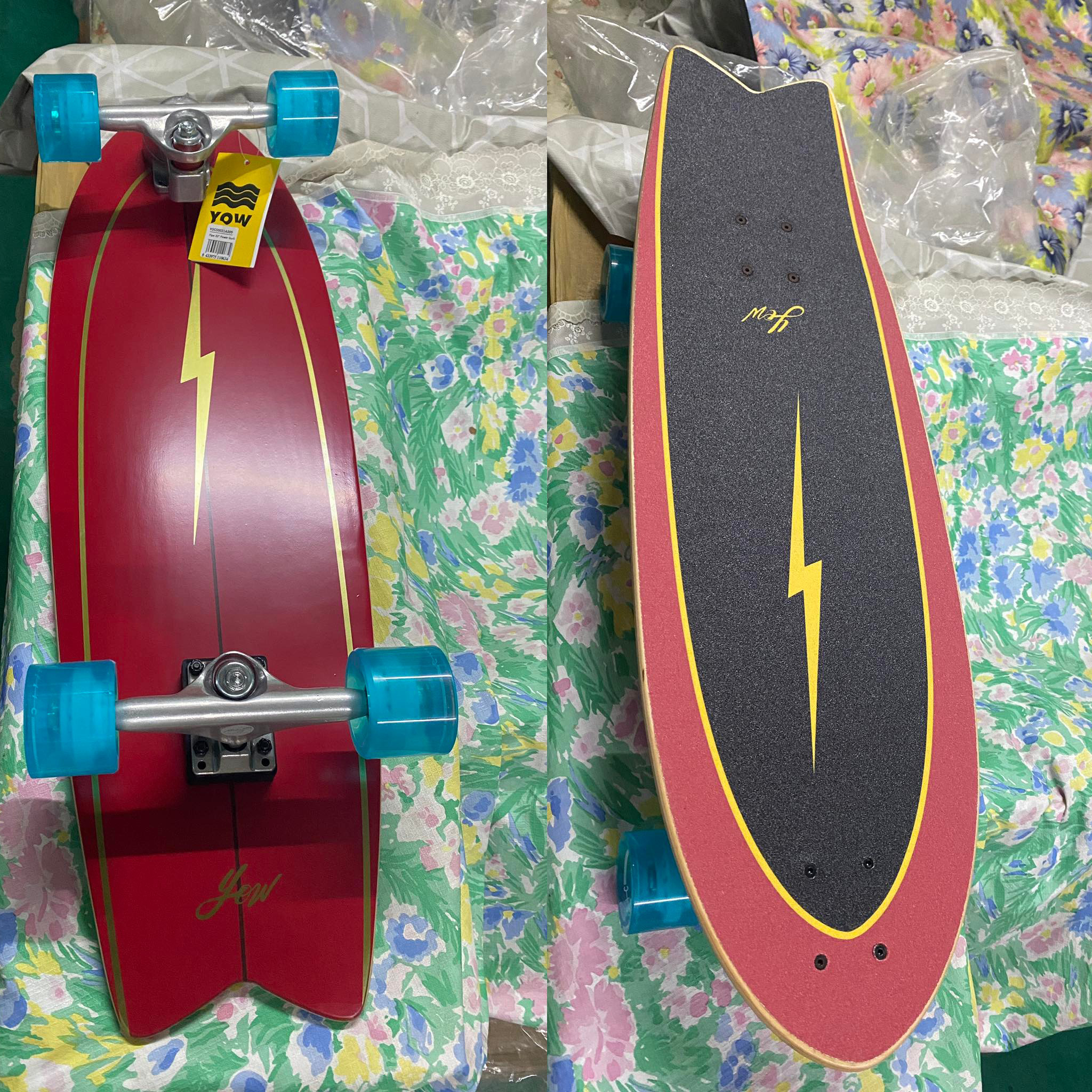 0202 sp Surfskate Yow ลาย surf ทรัค Meraki เล่นง่าย ลายสวย