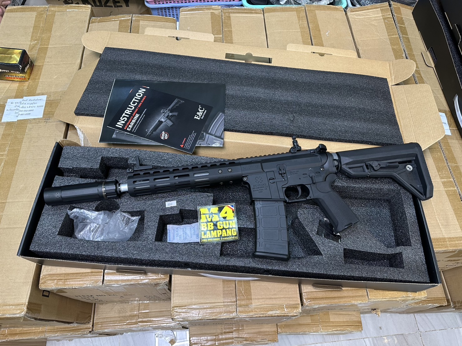 E&C 867-1 +SE S2 : Noveske Devgru N4 ดำ บอดี้โลหะ