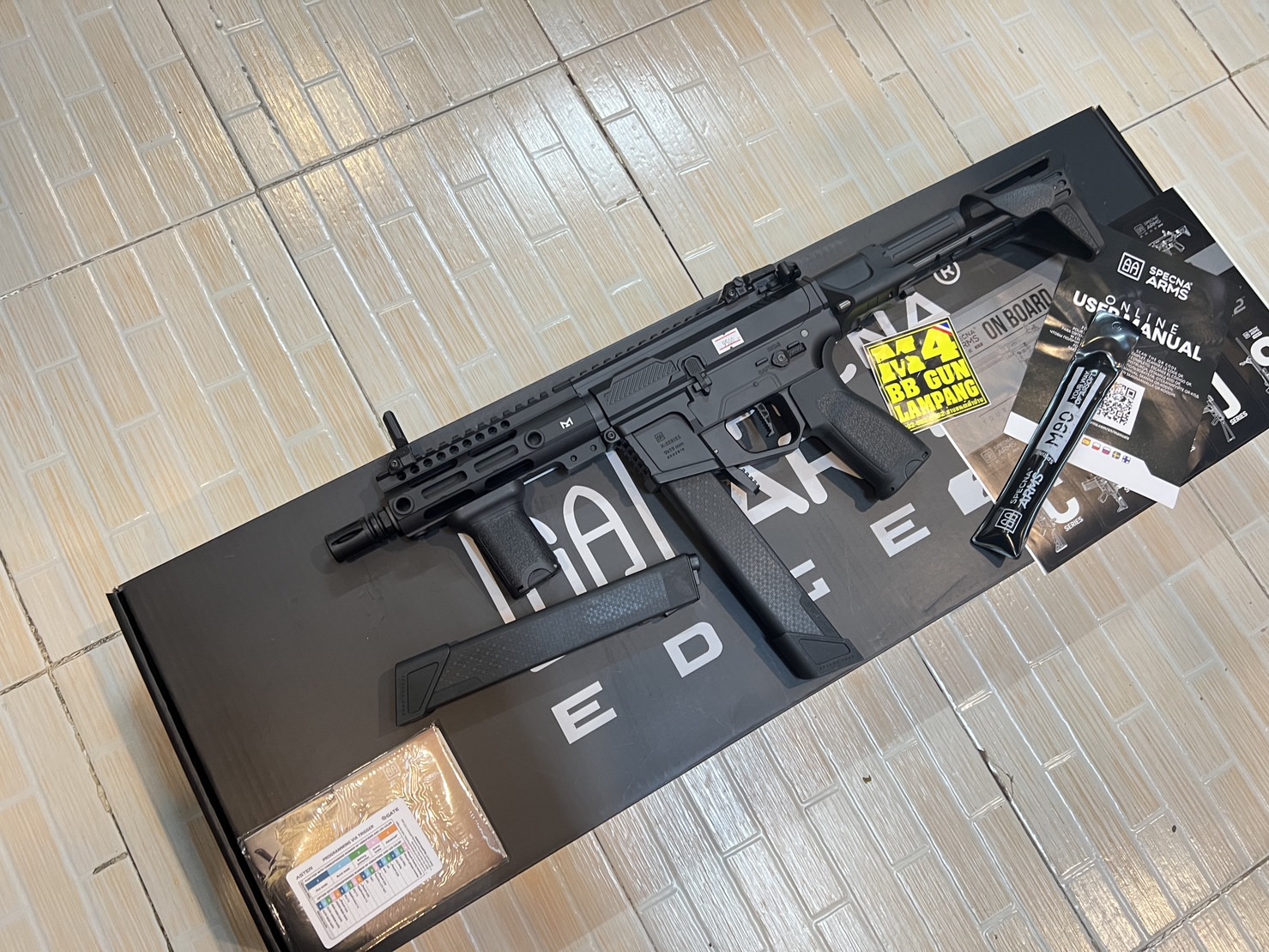 Specna Arms SA-X01-SB (AR9) BLACK