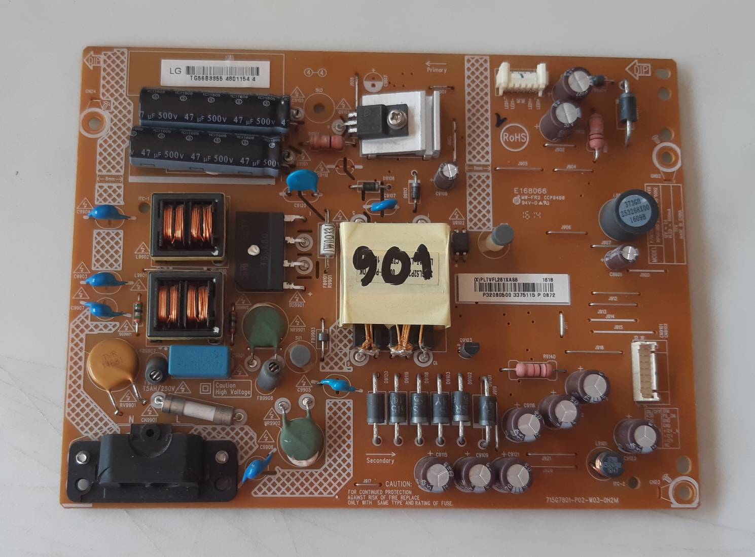 อันที่ 901 LG 32LH500D ซัฟฟลาย 715G7801-P02-W03-0H2M ดีเทสแล้ว