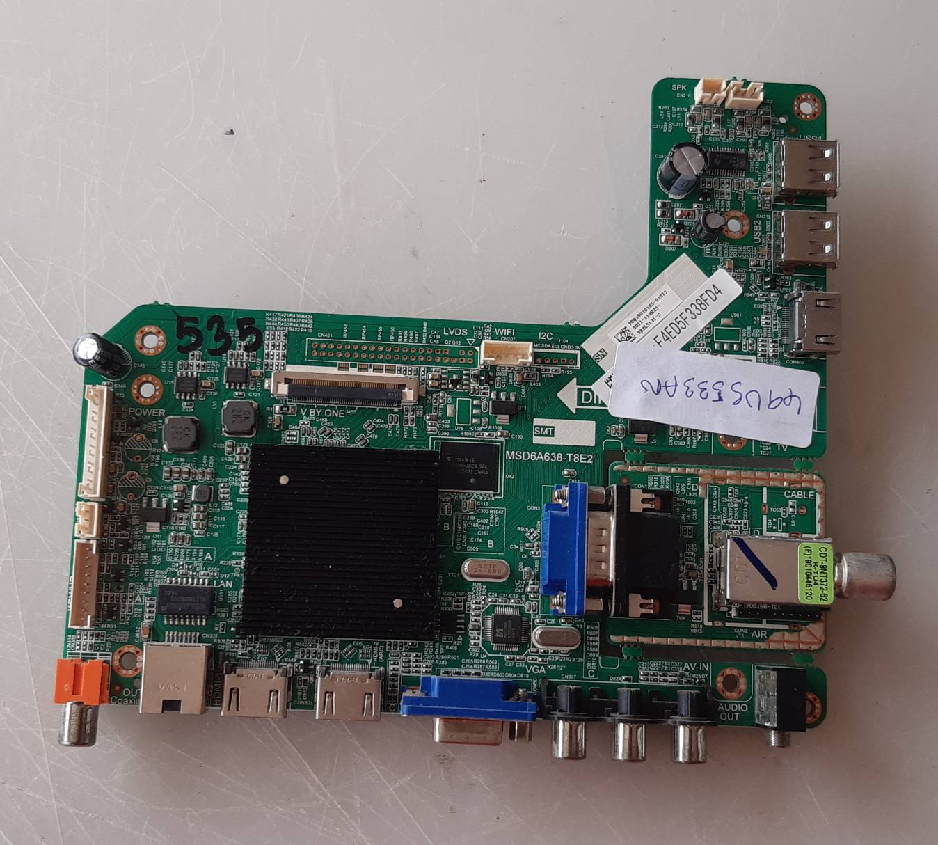 อันที่ 535 ACONATIC 49US533AN ซีสเตร็ม MSD6A638-T8E2 ดีเทสแล้ว