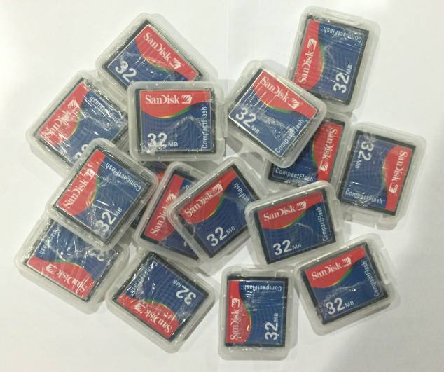 ขาย cf card sandisk 32MB สำหรับเครื่อง CNC