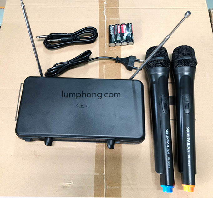 ไมค์ลอย ไมโคโฟนไร้สาย Soundmilan ML-6632