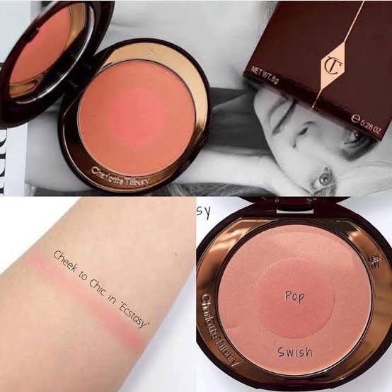 บลัชออน Charlotte Tilbury Cheek to Chic Blush 8g # Ecstasy