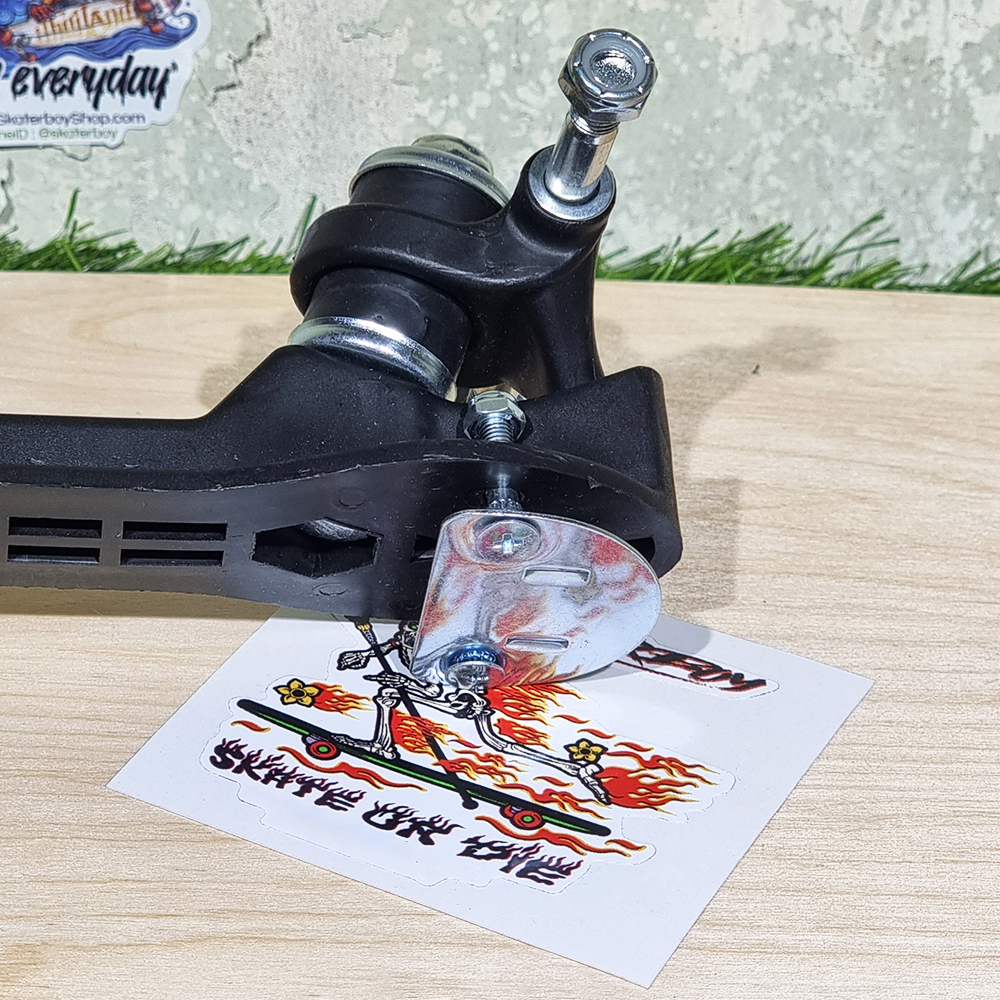 [0231] ฐานรองเท้า Roller skate 4ล้อ DIY รองเท้าผ้าใบ หุ้มข้อ เบรกแบบ Impala