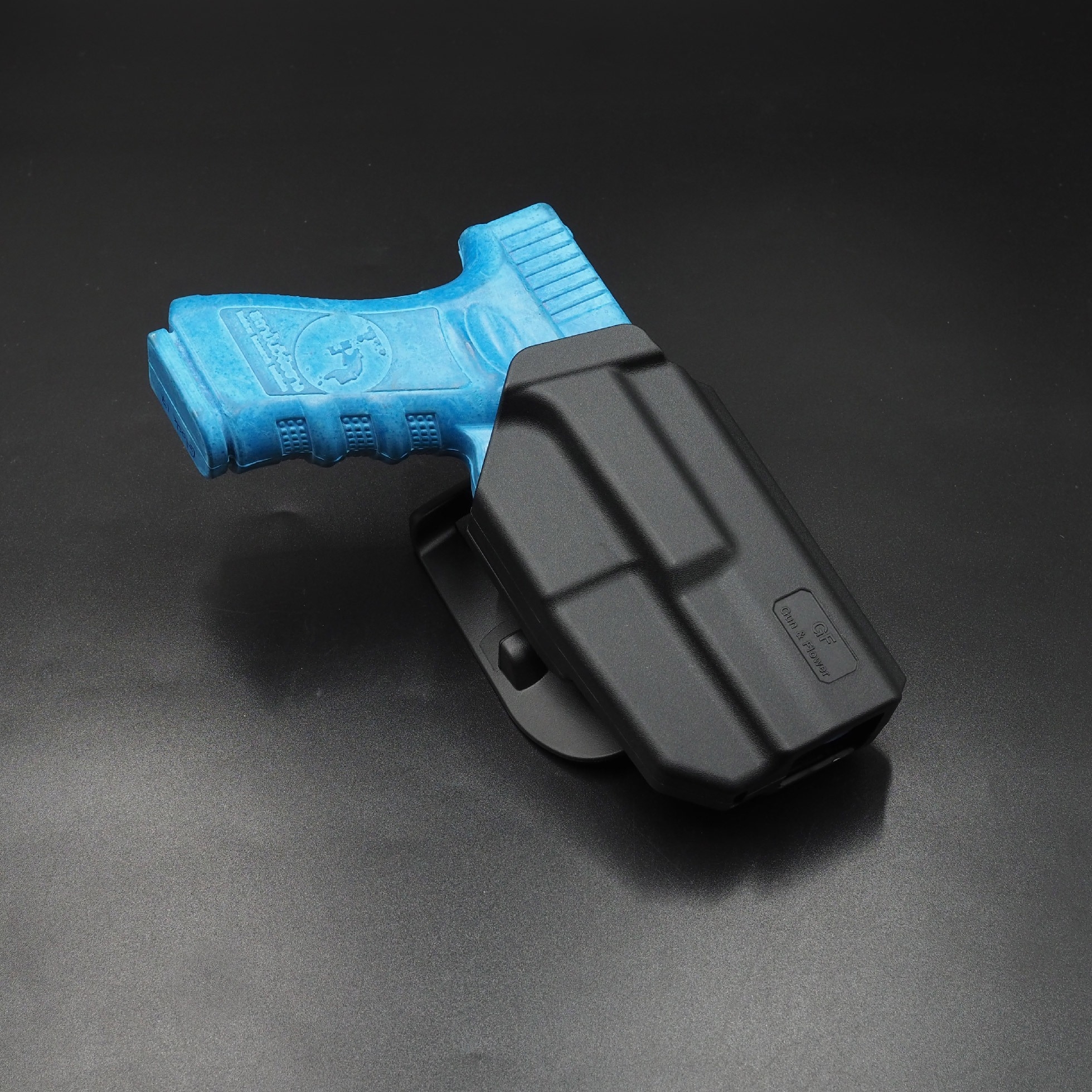 ซองพกนอก ปลดล็อคนิ้วโป้ง รุ่น Glock 17 GF (K0540)