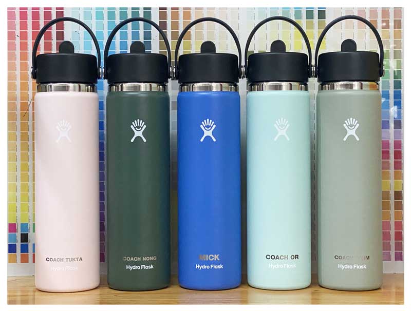 สลักชื่อ สลักข้อความ สลักรูป เลเซอร์ชื่อ เลเซอร์ข้อความ เลเซอร์รูป บนกระบอกน้ำ