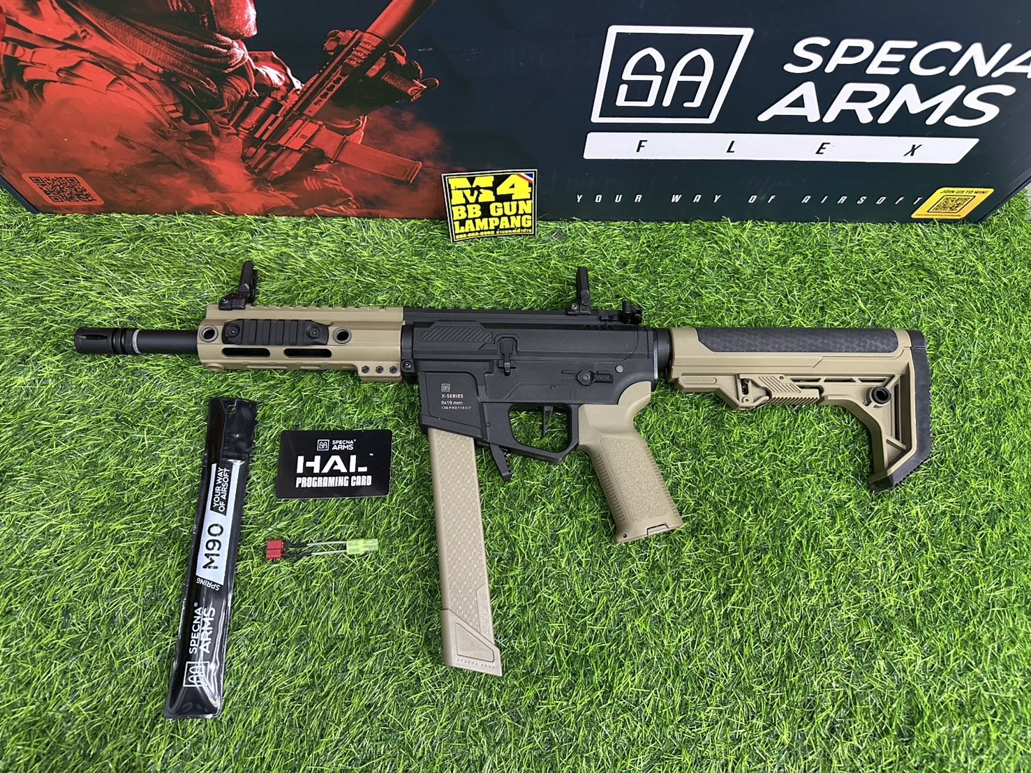 Specna Arms SA-FX01 FLEX™ HAL ETU : AR9 Custom (Tan)