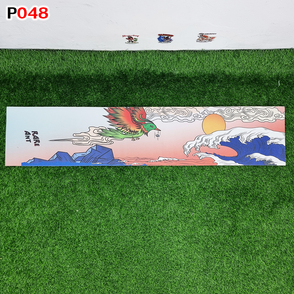 0303 สติ๊กเกอร์ กระดาษทราย 120x26 cm สำหรับ สเก็ตบอร์ด เซิร์ฟสเก็ต ลองบอร์ด Graphic Grip Tape skateboard longboard surf skate