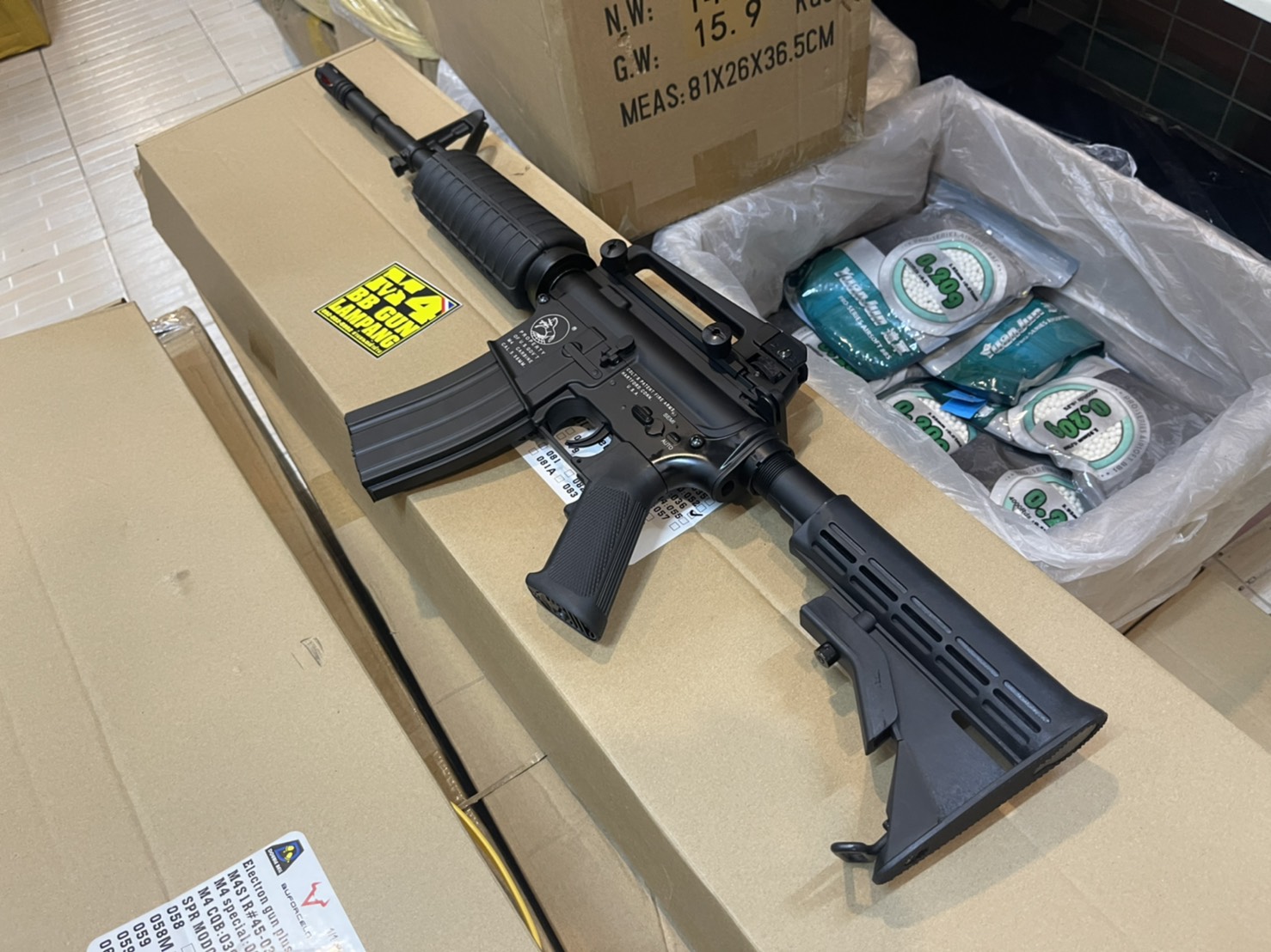 Double Bell 036 M4A1 บอดี้โลหะ