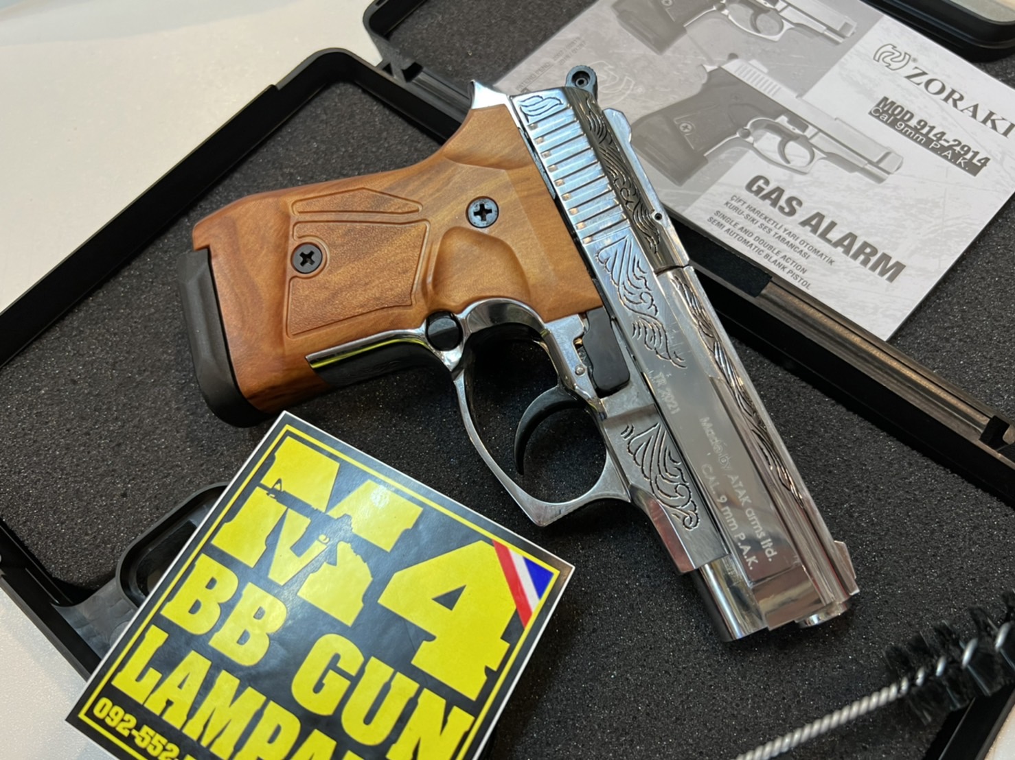 ZORAKI 914 AUTO เงินเงา-ลายไทย