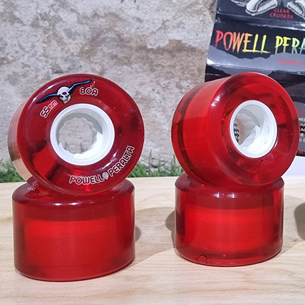 [0315] ล้อ POWELL CLEAR CRUISER 55MM 80A