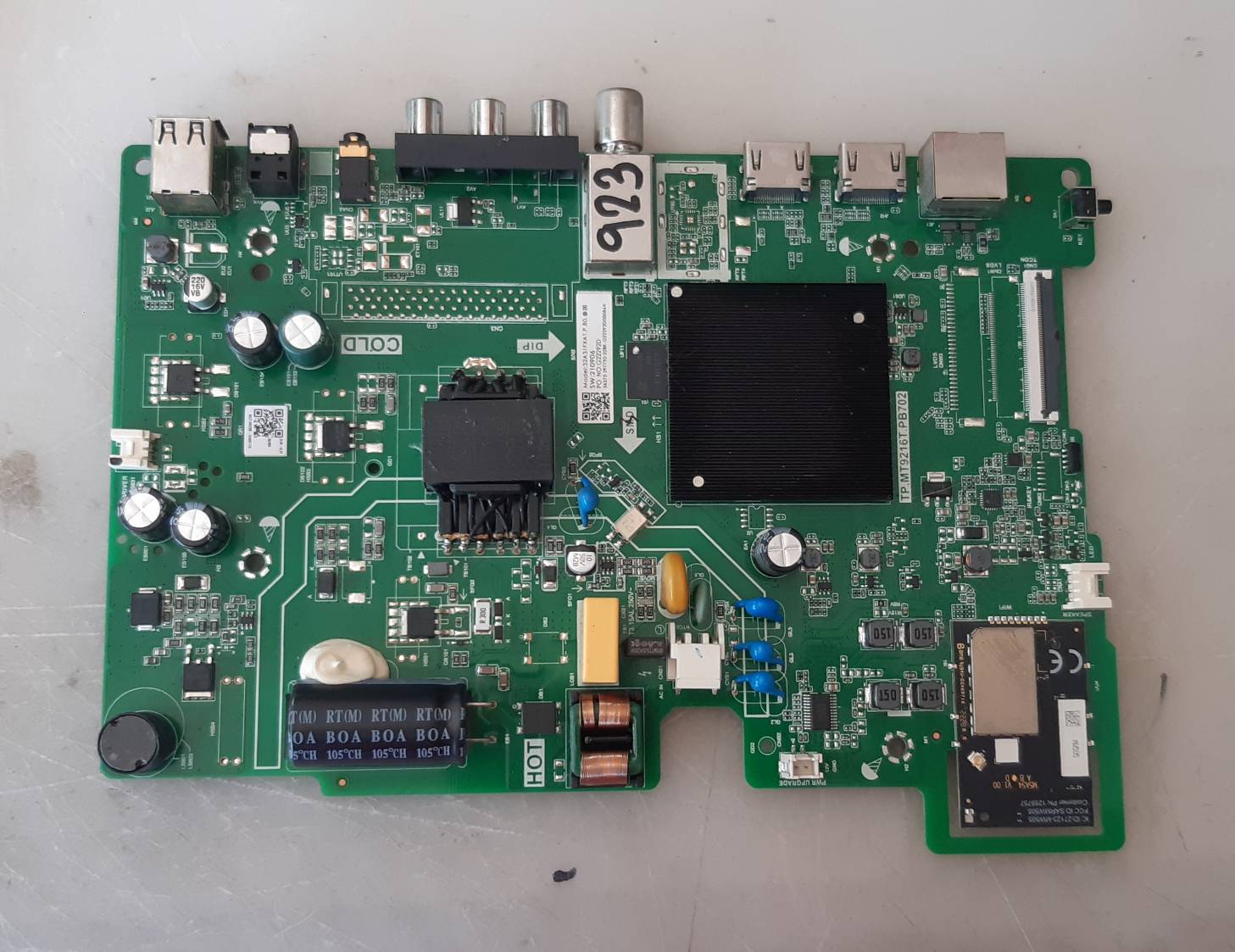 อันที่ 923 HIsense 32E5G ซีสเตร็ม TP.MT9216T.PB702 ดีเทสแล้ว