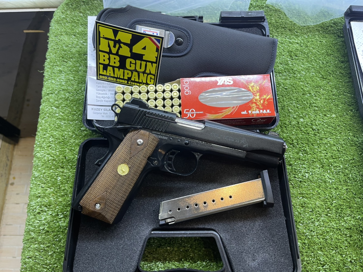 KUZEY M1911 ลาย Series 80 ลำกล้อง 5" ดำ