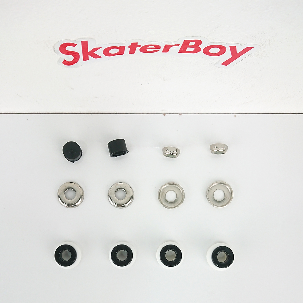 [0312] ลูกยางบูชชิ่ง S5 SM S7 สำหรับทรัค street skate คุณภาพดีจาก RareAnt ทรงกรวย4ชิ้น(pivot16mm)