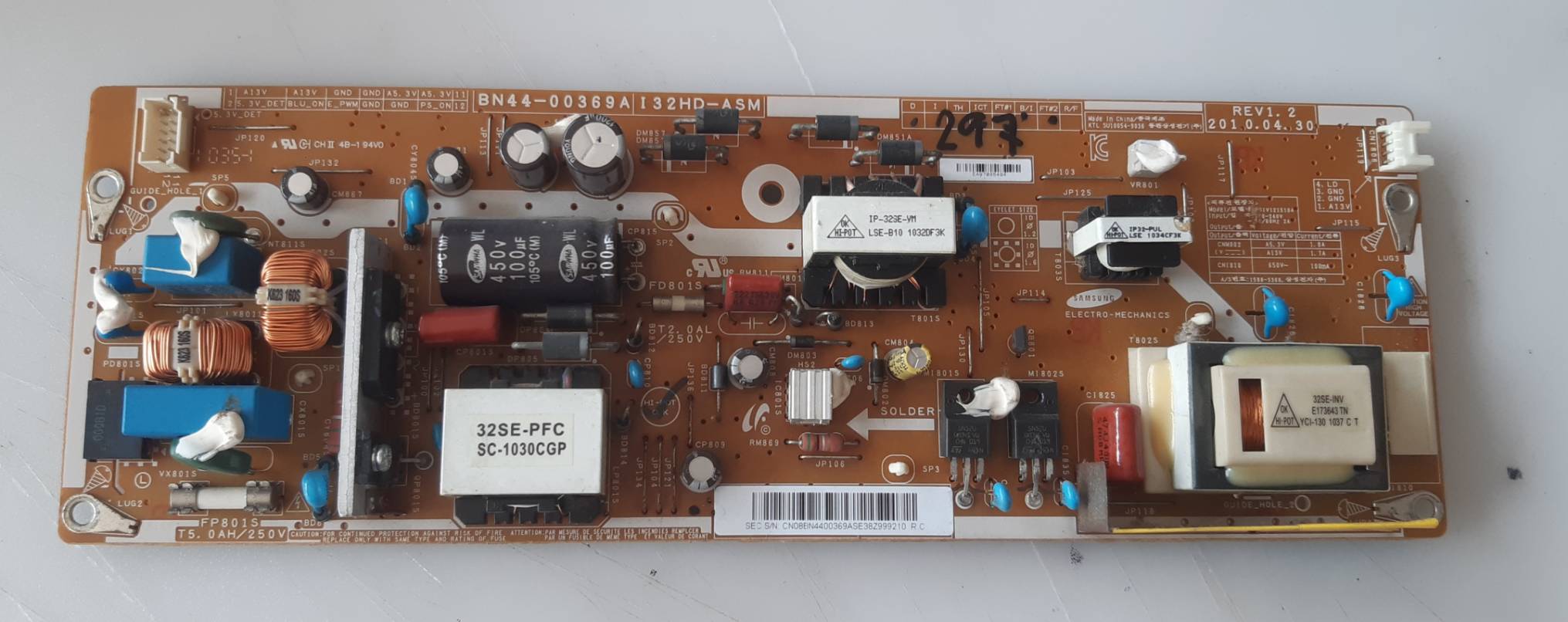 อันที่ 297 Samsung LA32C350D1 ซัฟฟลาย BN44-00369A ดีเทสแล้ว