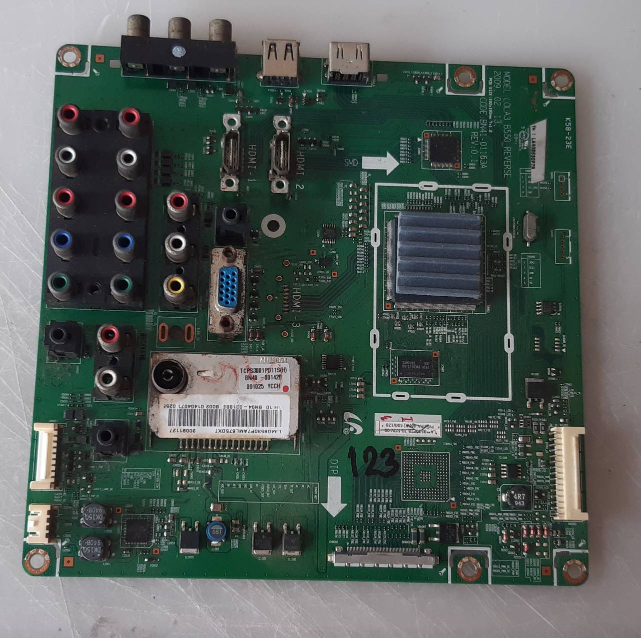 อันที่ 123 Samsung LA40B530 ซีสเตร็ม BN41-01163A ดีเทสแล้ว