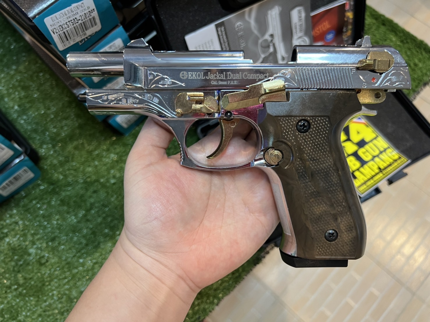 EKOL Jackal Dual Compact เงินเงา-ลายไทย-ไกรทอง