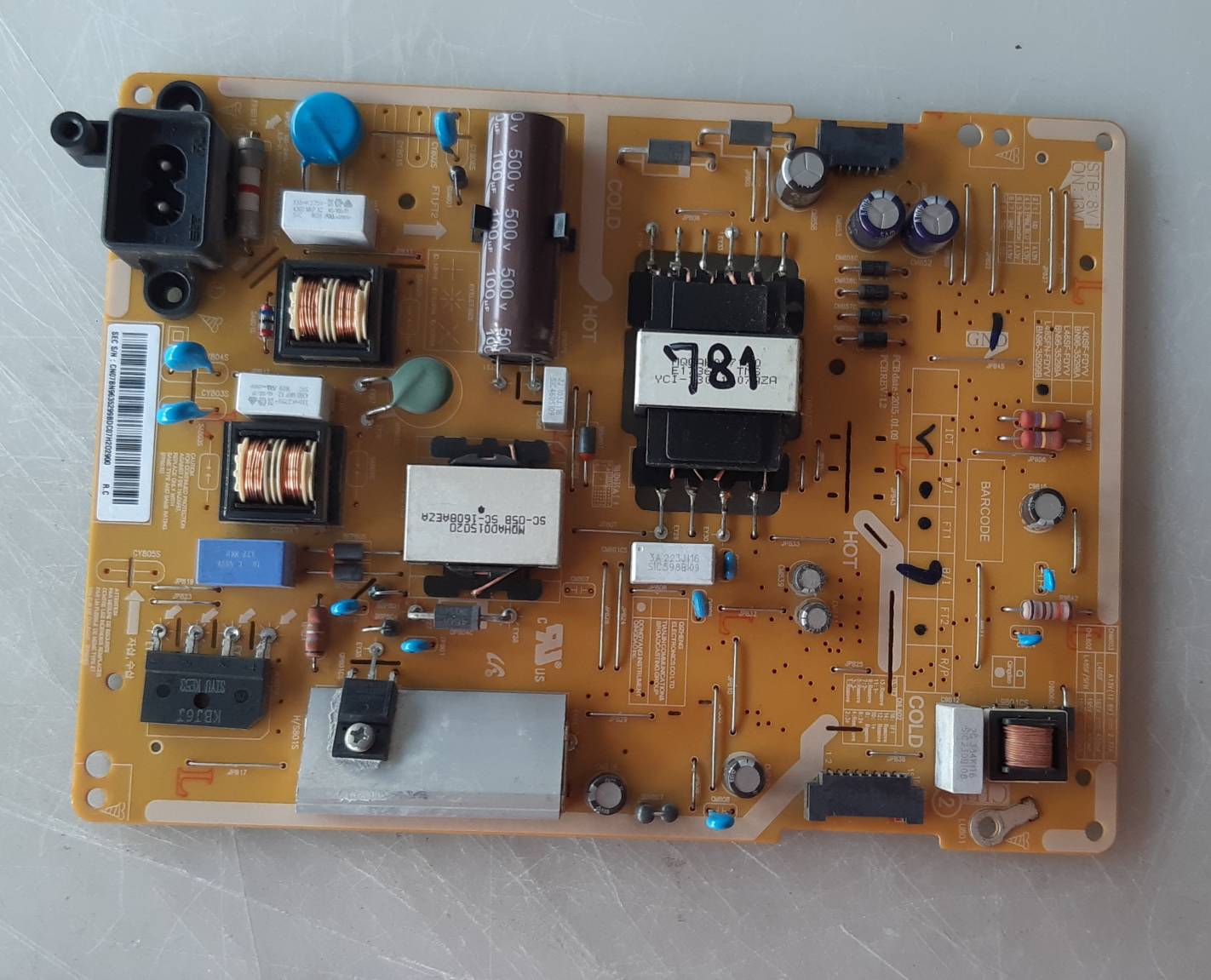 อันที่ 781 Samsung UA40J5100AK ซัฟฟลาย BN96-35298A BN96-35299A ดีเทสแล้ว