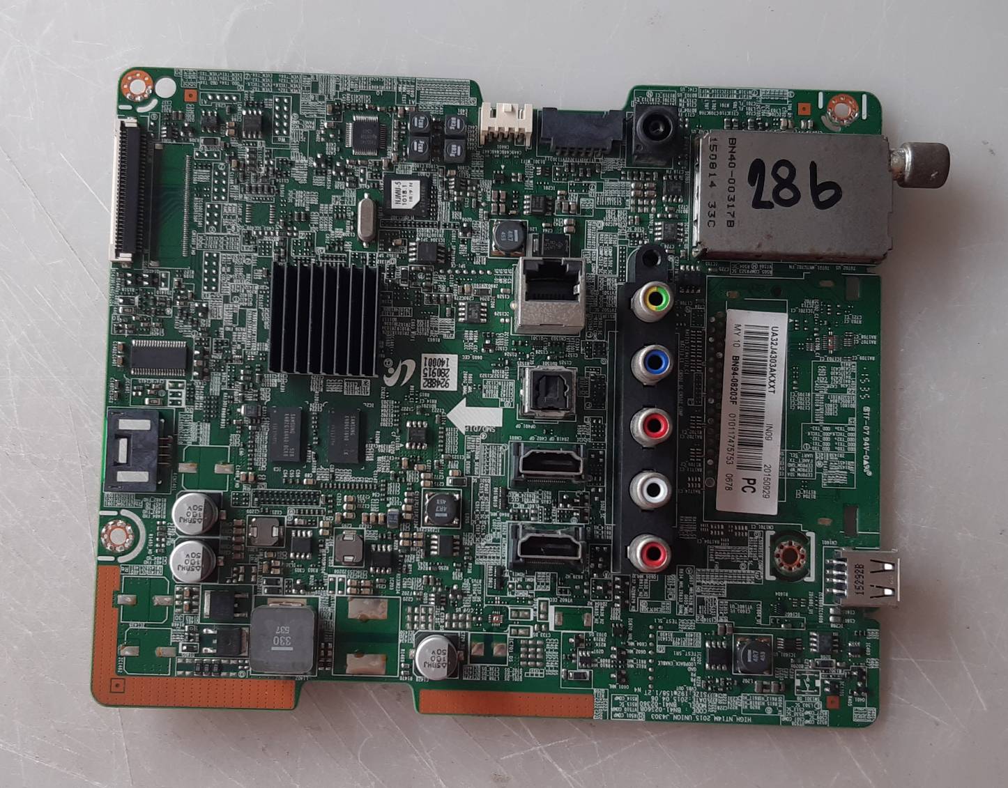 อันที่ 286 Samsung UA32J4303AK ซีสเตร็ม BN41-02360B BN94-08203F ดีเทสแล้ว