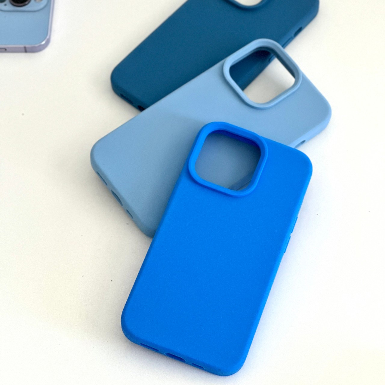 Silicone premium Case v.2 (blue colors)