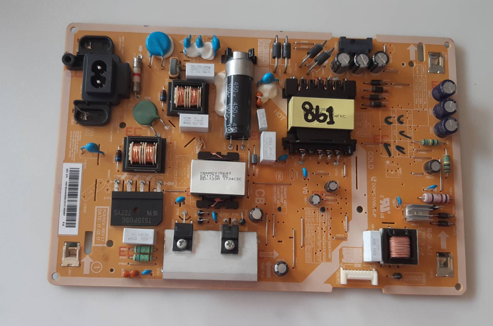 อันที่ 861 Samsung UA49J5250AK ซัฟฟลาย BN44-00852F ดีเทสแล้ว