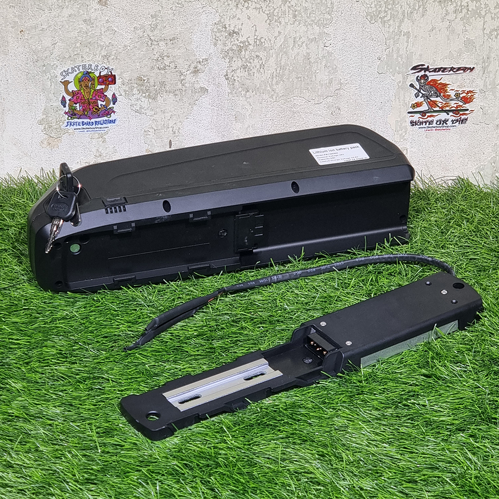 [0901] แบตเตอรี่ 48V จักรยานไฟฟ้า DIY custom ติดตำแหน่งกระบอกน้ำ ถอดได้ พร้อม สายชาร์จ หัวแปลง