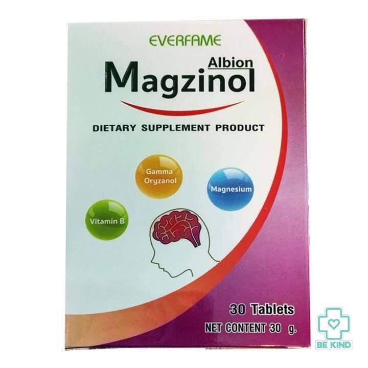 Everfame Albion Megzinol 30 tabs. เอฟเวอร์เฟรม อัลเบียน แมกซินอล 30 เม็ด.