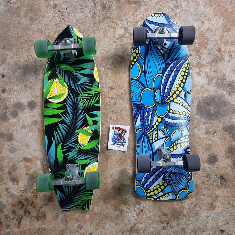 0201 Surf skate บอร์ด32นิ้ว แนะนำสูง160-170cm เลี้ยว40องศา พร้อมเล่น