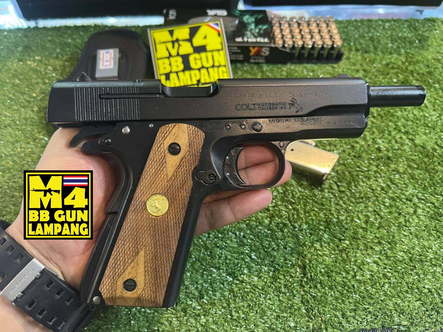 AKSA COLT 1911 ลาย Government สีดำ