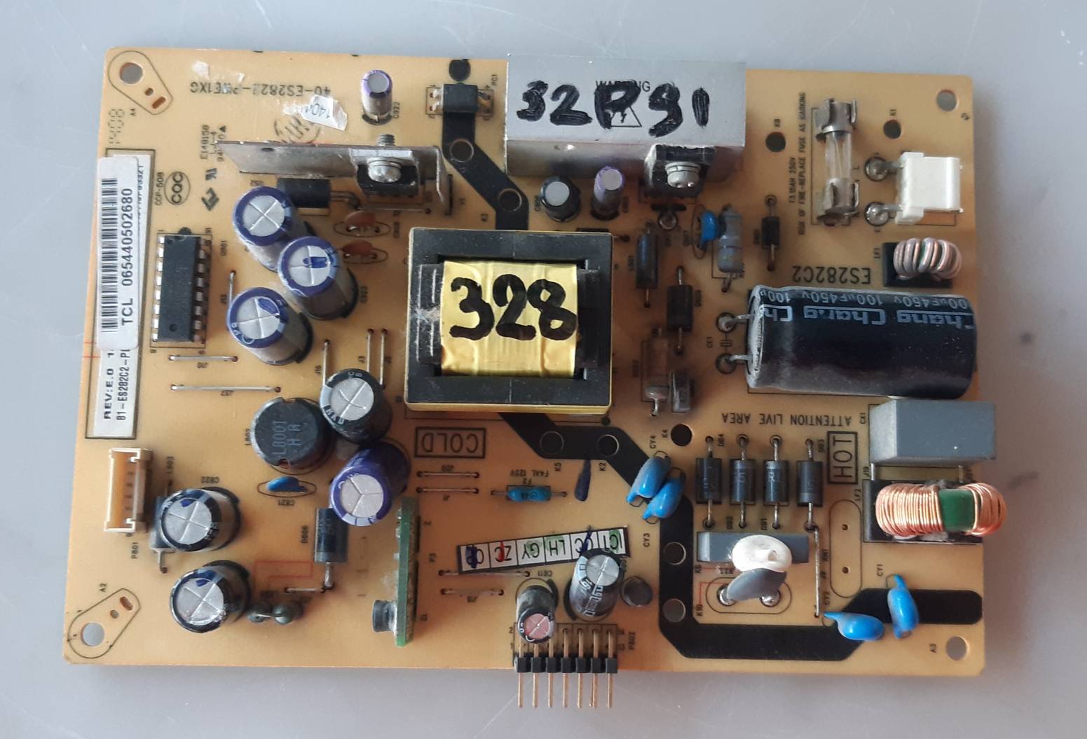 อันที่ 328 TCL L32P31ED ซัฟฟลาย 40-ES2822-PWE1XG ดีเทสแล้ว