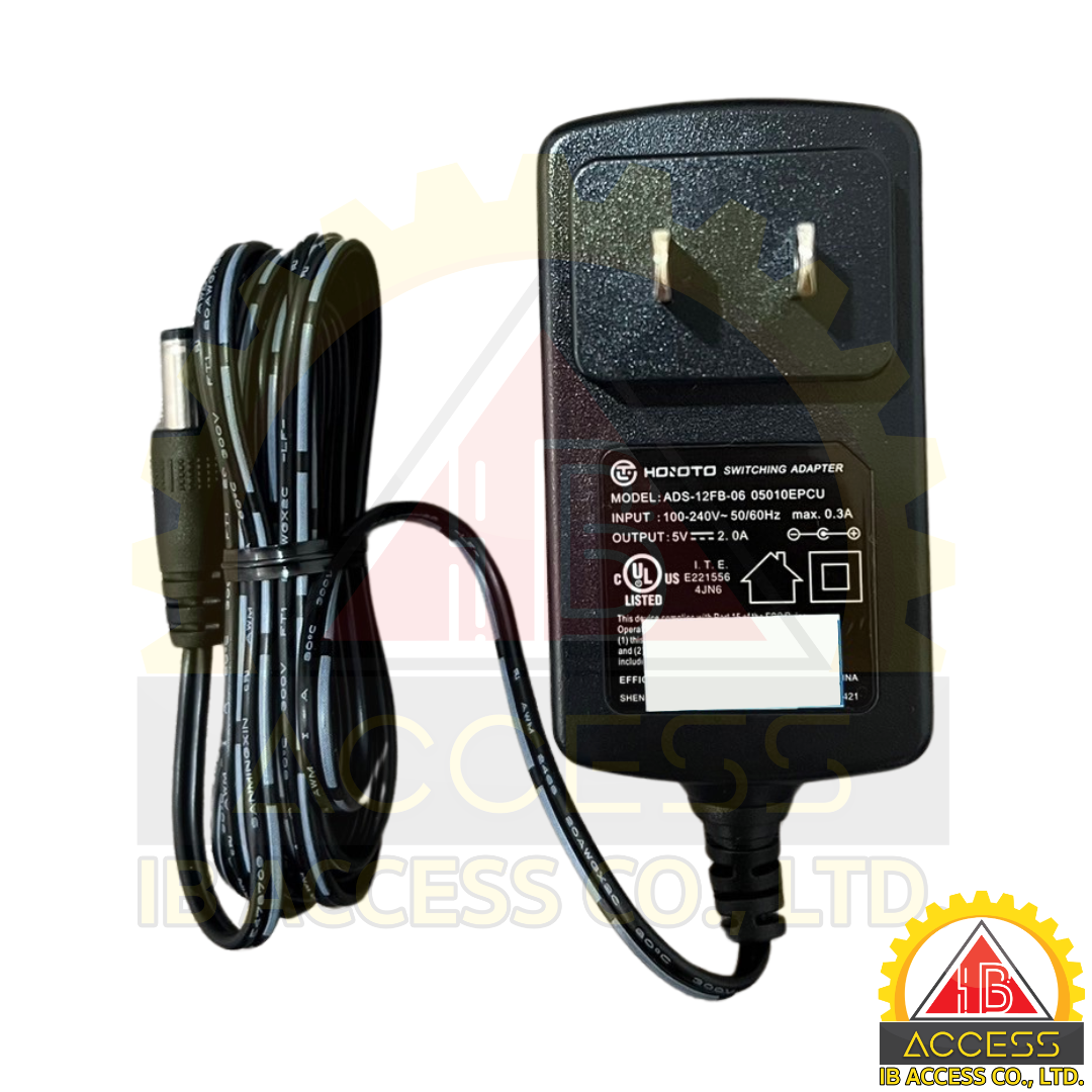 Switching Adapter 5V 2.0A สำหรับเครื่องสแกนลายนิ้วมือ